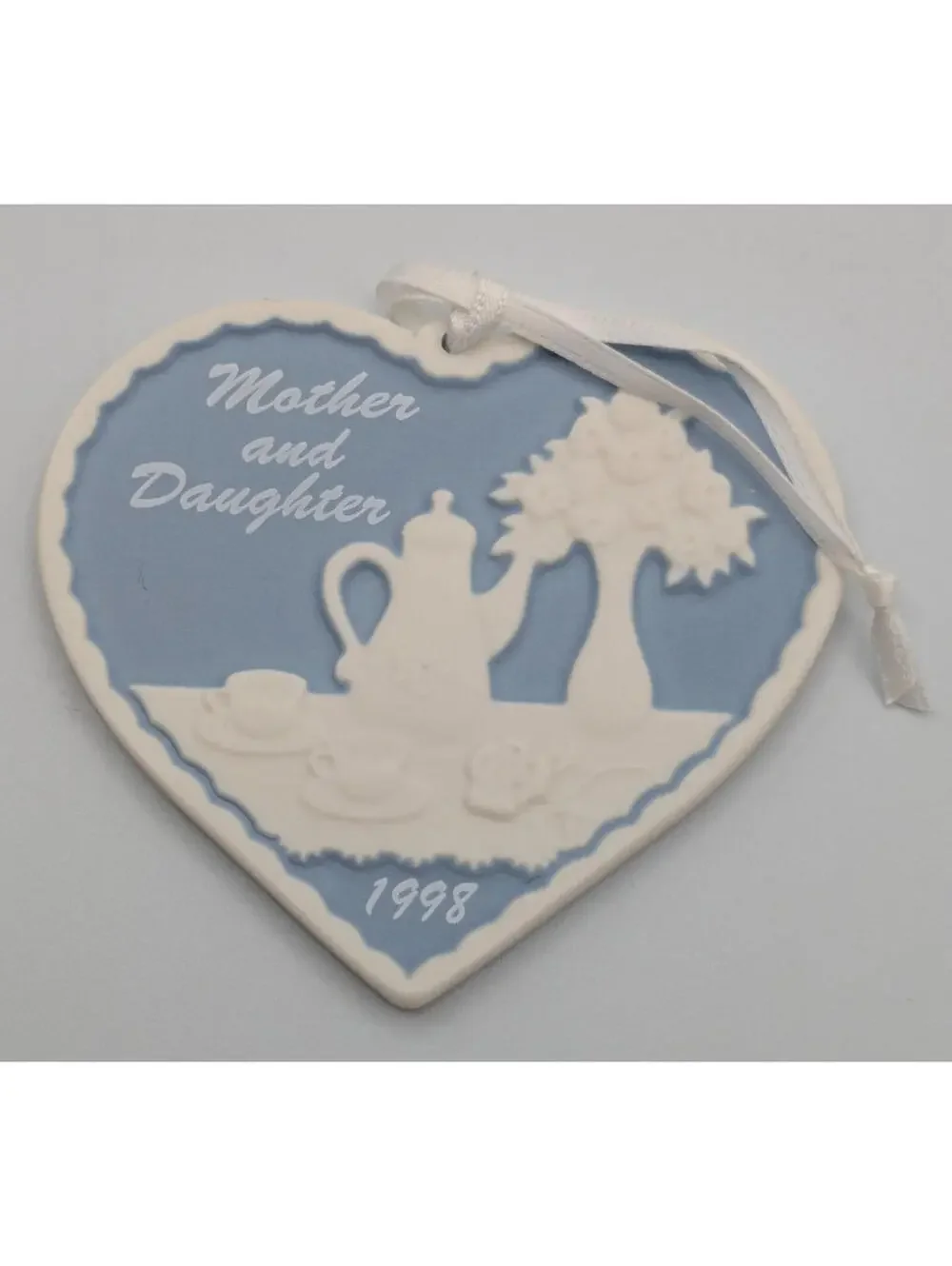 Hallmark Keepsake Mother and Daughter 1998, Vintage Porcelain Christmas Ornament